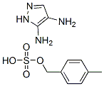 4-甲基苄基- 4,5-二氨基吡唑硫酸盐 结构式