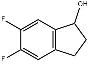 1H-茚-1-醇,5,6-二氟-2,3-二氢 结构式
