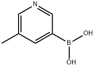 5-甲基吡啶-3-硼酸 结构式