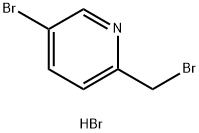 5-溴-2-溴甲基吡啶氢溴酸盐 结构式