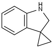 螺[环丙烷-1,3'-二氢吲哚 结构式