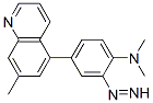 N,N-dimethyl-4-(7-methylquinolin-5-yl)diazenyl-aniline 结构式