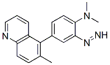 N,N-dimethyl-4-(6-methylquinolin-5-yl)diazenyl-aniline 结构式