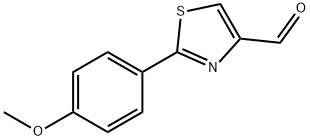 2-(4-METHOXY-PHENYL)-THIAZOLE-4-CARBALDEHYDE 结构式