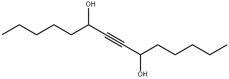 7-TETRADECYN-6,9-DIOL 结构式