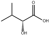 (2R)-3-甲基-2-羟基丁酸 结构式