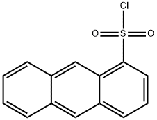 1-Anthracenesulfonyl chloride 结构式