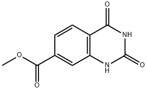 2,4-二氧代-1,2,3,4-四氢喹唑啉-7-羧酸甲酯 结构式