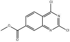 2,4-二氯喹唑啉-7-甲酸甲酯 结构式