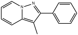 3-Methyl-2-phenylpyrazolo[1,5-a]pyridine 结构式