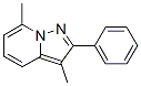 3,7-Dimethyl-2-phenylpyrazolo[1,5-a]pyridine 结构式