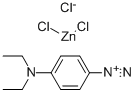 4-重氮-N,N-二乙基氯化苯胺氯化锌复盐 结构式