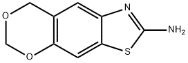 8H-[1,3]Dioxino[5,4-f]benzothiazol-2-amine(9CI) 结构式