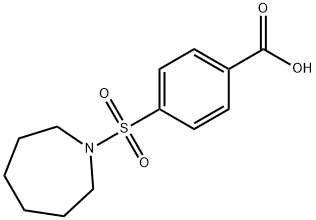 4-(AZEPANE-1-SULFONYL)-BENZOIC ACID 结构式