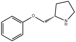 (S)-2-(苯氧基甲基)吡咯烷 结构式