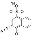 1-hydroxy-4-sulphonatonaphthalene-2-diazonium, sodium salt 结构式