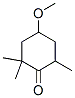 4-Methoxy-2,2,6-trimethylcyclohexanone 结构式