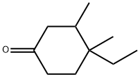 4-Ethyl-3,4-dimethylcyclohexanone 结构式