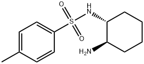 1R,2R-N-对甲苯磺酰基-1,2-环己二胺 结构式