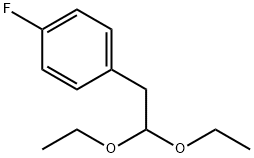 1-(2,2-二乙氧基乙基)-4-氟苯 结构式