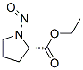 L-Proline, 1-nitroso-, ethyl ester (9CI) 结构式