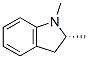 1H-Indole,2,3-dihydro-1,2-dimethyl-,(2R)-(9CI) 结构式