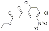 2,4-二氯-5-硝基苯甲酰乙酸乙酯 结构式