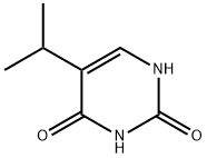 5-异丙基嘧啶-2,4(1H,3H)-二酮 结构式