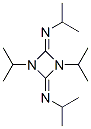 N,N'-[1,3-Bis(1-methylethyl)-1,3-diazetidine-2,4-diylidene]bis(2-propanamine) 结构式