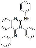 3,4-Dihydro-N,3-diphenyl-4-(phenylimino)-2-quinazolinamine 结构式