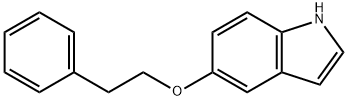 5-(2-phenylethyloxy)indole 结构式