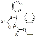 (Diphenylmethylenebisthio)bis(thioformic acid O-ethyl) ester 结构式