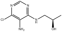 (R)-1-((5-AMINO-6-CHLOROPYRIMIDIN-4-YL)AMINO)PROPAN-2-OL 结构式