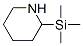 Piperidine, 2-(trimethylsilyl)- (9CI) 结构式