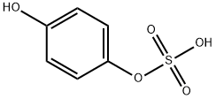 硫酸氢酯(4-羟基苯基)酯 结构式