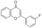 2-(3-FLUOROPHENYL)-4H-CHROMEN-4-ONE 结构式