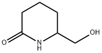 6-羟甲基哌啶-2-酮 结构式