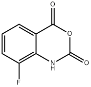8-氟-2H-3,1-苯并噁嗪-2,4-二酮 结构式