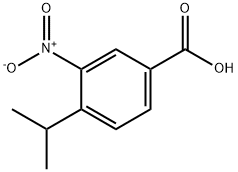 4-异丙基-3-硝基苯甲酸 结构式