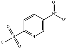 5-硝基吡啶-2-磺酰氯 结构式