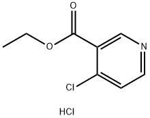 4-氯吡啶-3-羧酸乙酯盐酸盐 结构式