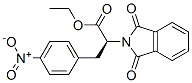 (S)-1,3-二氢Α-[(4-硝基苯基)甲基]-1,3-二氧基-2H-异吲哚-2-乙酸乙酯 结构式