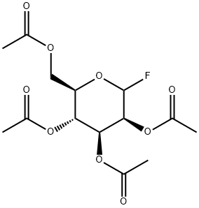 2,3,4,6-四-O-乙酰基-D-吡喃甘露糖酰氟 结构式