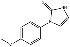 1-(4-甲氧基苯基)咪唑啉-2-硫酮 结构式