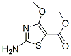 5-Thiazolecarboxylicacid,2-amino-4-methoxy-,methylester(9CI) 结构式