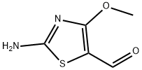 5-Thiazolecarboxaldehyde, 2-amino-4-methoxy- (9CI) 结构式