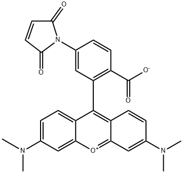 四甲基罗丹明-5-马来酰亚胺 结构式