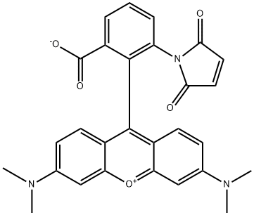 四甲基罗丹明-6-马来酰亚胺 结构式