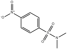 N1,N1-DIMETHYL-4-NITROBENZENE-1-SULFONAMIDE 结构式