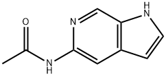 AcetaMide, N-1H-pyrrolo[2,3-c]pyridin-5-yl- 结构式